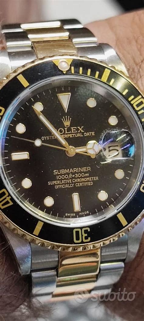 rolex 16613 ghiera non ruota bene|Delusione revisione a Roma Rolex Submariner 16613 del 1992.